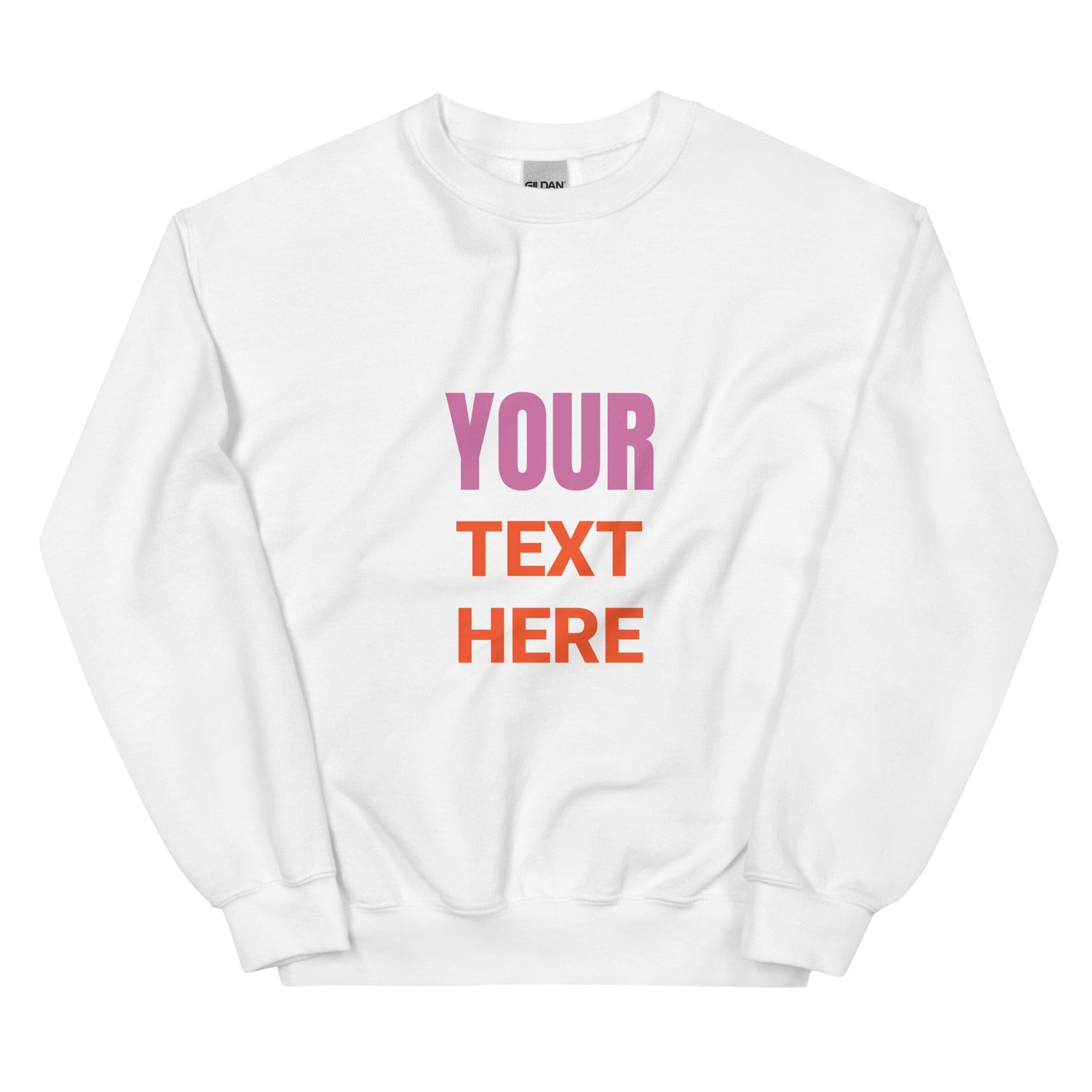 Personalized "Text Only" Apparel